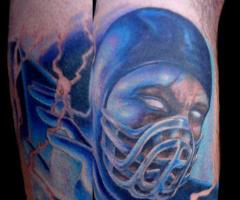Mortal Kombat Sub-Zero Tattoo