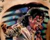 Tatuaje de Michael Jackson a color