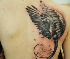 Ave Fenix Black and Gray tattoo