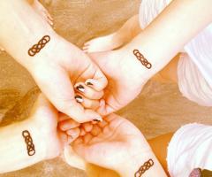 Double infinity tattoo