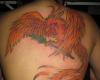 Ave Fenix en espalda completa