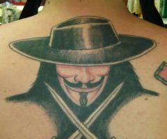 V for Vendetta tattoo