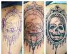 Skull mirror