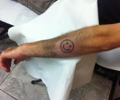 Smile tattoo