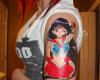 Woman with anime tattoo