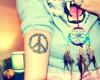Peace Sign Tattoos