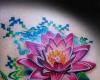 Pixel lotus flower