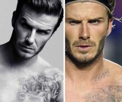 Beckham em homenagem à filha Harper