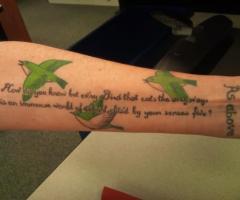 William Blake on the arm