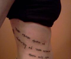 Fight Club quote tattoos