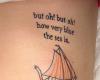The boat and the quote are from Abarat