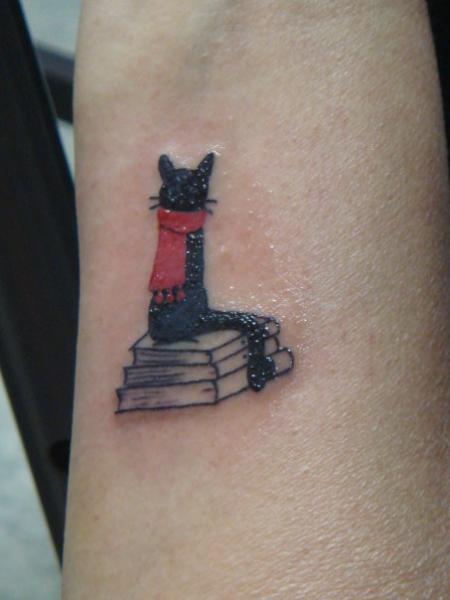 Jenny and the Cat Club book tattoo