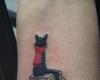 Jenny and the Cat Club book tattoo