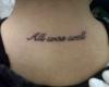 All was well