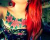 Chest piece flowers