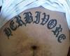 Herbivore gothic lettering