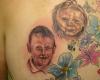 Ugly and Terrorific Baby Portrait Tattoos