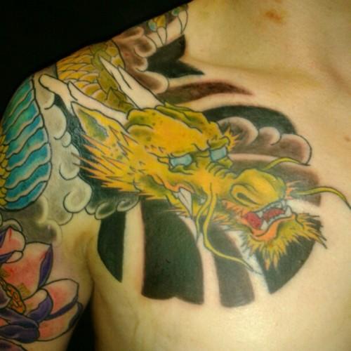 Chinese dragon tattoo