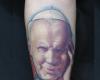 Pope John Paul II tattoo