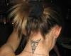 Cute and weird neck tattoos