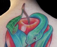 La serpiente y la manzana