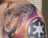 Padmé Amidala and Darth Vader tattoo