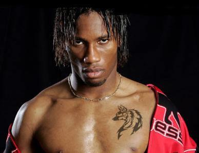 Didier Drogba fake tattoo
