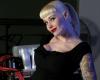 Celebrity pin-up model Sabina Kelley
