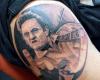 Portrait of Johnny Cash tattoo