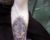 Lobo feroz en antebrazo