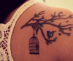 Bird tattoo