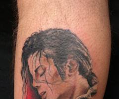 Michael Jackson tattoo by Giorgio Guido