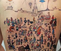 Where's Wally? Puzzle books tattoos