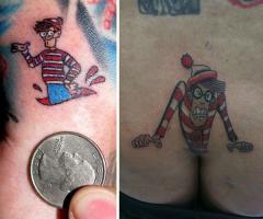 Dos tattoos de Donde esta Wally?