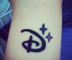 My Disney logo tattoo