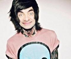 Mr. Bean fake tattoo