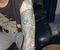 Tattoo de pulpo en el brazo