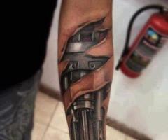 Cyborg tattoo