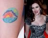 Scarlett Johansson tatuagem do pôr do sol