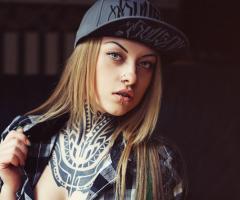 The beauty of the tattoo and the models