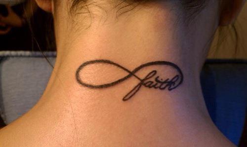 Faith infinite tattoo