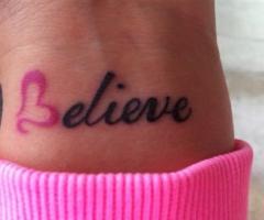 Believe tattoo