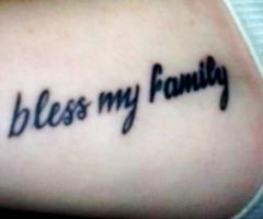 Dios bendice a mi familia