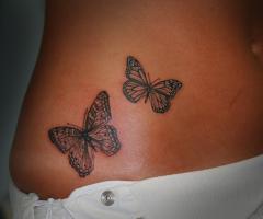 Mariposas en la cintura