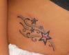 Tatuaje de estrellas pequeñas