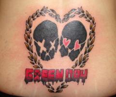 Two Skull Green Day
