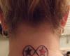 Tatuaje de infinito con estrellas
