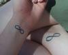 Tatuajes de infinito en la muñeca