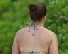 Danica Patrick back tattoo