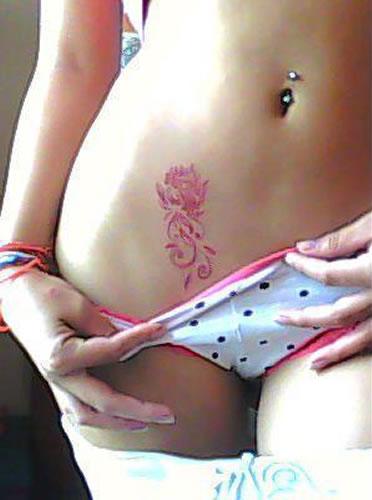 Rosa en tribal